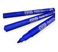 Pentel Stylo N50S-C Marqueur permanent, boîtier en aluminium, 1,0 mm, bleu