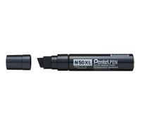 Pentel N50xl Marcatore Permanente Nero Punta Smussata 6 Pezzo(I)
