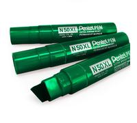 Pentel N50XL-D Marqueur Permanent XL Pointe Biseautée, Vert