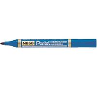 Pentel N850-C Lot de 12 Marqueurs permanents pointe conique moyenne Bleu