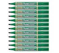 Pentel N860-D Lot de 12 Marqueurs permanents pointe biseautée moyenne Vert