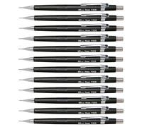 Pentel P 205 Lot de 12 Porte-mines 0,5 mm avec Canon fixe 4 mm Noir