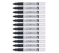 Pentel Paint Marker Lot de 12 Marqueurs permanents Blanc
