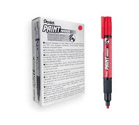 Pentel Paint Marker Lot de 12 Marqueurs permanents Rouge