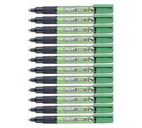 Pentel Paint Marker Lot de 12 Marqueurs permanents MMP20 Encre peinture Vert Clair