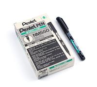 Pentel NMS50 -Marqueur permanent Green Label pointe fine 2 mm - Noir