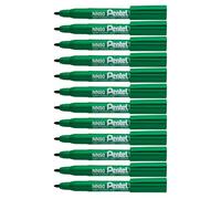 Pentel Pen Lot de 12 Marqueurs permanents Vert