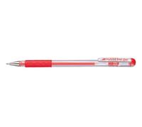 Pentel-Pointe 0,6 mm-Hybrid Stylo à encre Gel avec Grip caoutchouc Rouge