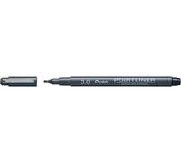 Pentel Pointliner Calligraphy S20P-C30A Fineliner with Metal Calligraphy Tip, Bl
