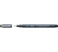 Pentel Pointliner S20P-10A Fineliner Waterproof and Non-Fastening 1.0 mm Black 1