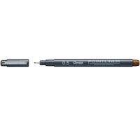 Pentel Pointliner S20P-5SP Fineliner Sepia Waterproof and Non-fading 0.5 mm Pack