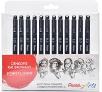 Pentel POINTLINER Thinner Pen Pen Set of 12 pieces - colours to spark your creativity ! Parfait pour le dessin, l'écriture et tout ce dont vous avez besoin !