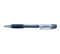 Pentel Porte-Mine Fiesta Grip Caoutchouc Confort Agrafe Et Gomme Rechargeable Mine 0,5mm Corps Coloris Noir