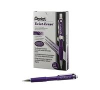 Pentel Porte-mines Twist-Erase III, (0,9 mm), corps violet, boîte de 12 (QE519V)