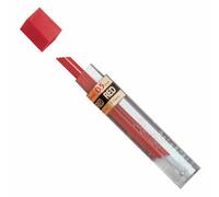 Pentel PPR Etuis de 12 mines rouges pour Porte-mines 0,5 mm Rouge