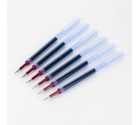 Pentel Recharge d'encre - pour stylo gel EnerGel, pointe aiguille 0,3 mm, extra fine, encre bleue, lot de 6 recharges