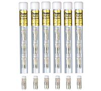 Pentel Gommes de Rechange pour la plupart des crayons comme automatique Pentel Graphgear, Sharplet pg500 pg300 P200 Kerry Energize & Executive Z2-1 N (Lot de 6 tubes - 24 recharges pour Effaceur)
