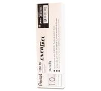 Pentel - Recharges pour stylo gel liquide EnerGel, Bold Point, 1 mm, noir, Vendu comme 1 Chaque Stylo, lr10 a