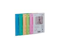 Pentel Recycology Porte-vues avec 5x20 pochettes Transparent Format A4 DCF242/MIX