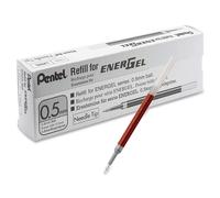 Pentel 1x Mine De Recharge Pour Roller Bln 35/75 (Lrn5) 0,5mm Rouge