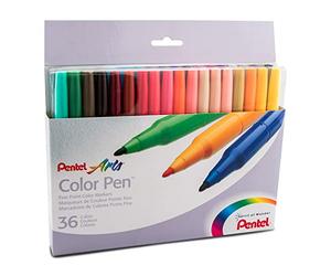 Pentel rts feutre couleur Colour Pen, étui de 36