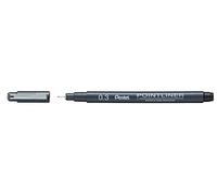 Pentel S20P Pointliner Feutre Technique encre à Pigments Pointe 0, 3 mm Noir