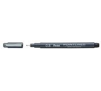 Pentel S20P Pointliner Feutre Technique encre à Pigments Pointe 0, 8 mm Noir