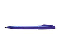 Pentel - S520 - Sign Pen - Lot de 12 feutres pointe moyenne acrylique - Encre bleue