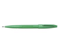 Pentel - S520 - Sign Pen - Lot de 12 feutres pointe moyenne acrylique - Encre verte