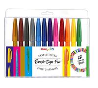 Pentel Brush Sing Ses15-12 Marker Pen 12 Units Multicolore Enfants