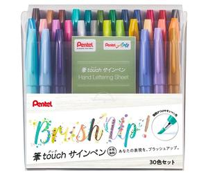 Pentel SES15C-30STH Lot de 30 stylos à pointe pinceau