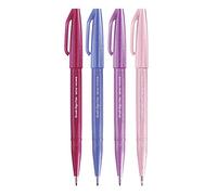 Pentel SES15C Brush Sign Pen Lot de 4 pinceaux de maquillage