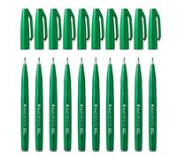 Feutre pinceau Pentel Pointe moyenne Vert Vert G
