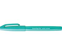 Pentel SES15C-D4X Brush Sign Pen Lot de 10 stylos à pointe pinceau Vert émeraude