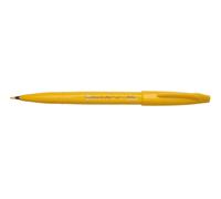 Pentel SES15C-G felt-tip pen with flexible brush-like tip yellow