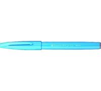 Pentel Ses15c-S Lot De 10 Feutres Pinceaux À Pointe Souple Encre Bleu Ciel
