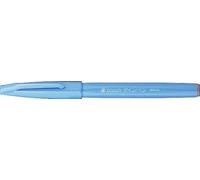 Pentel Ses15c-S Lot De 10 Feutres Pinceaux À Pointe Souple Encre Bleu Ciel