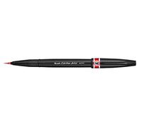 Pentel SESF30C Brush Sign Pen Artist Feutre Pinceau Pointe Extra Fine Rouge
