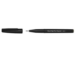 Pentel SESP15-SPX Stylo à encre pigmentée avec pointe pinceau sépia