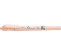 Pentel SLW11P-FE Illumina Flex Pastel Highlighter Double Tip Highlighting, Soulignant, Highlighting & Accenting Slim Pen Shape Orange Pack de 1