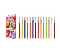 Pentel Stylo à bille Matte Hop Original + Sweet Color, 14 couleurs K110-V14ST