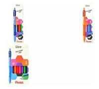 Pentel iZee Bolígrafo BX470 - Boli Retráctil con Cuerpo Mate y Clip Metálico, de Uso muy Cómodo para Escritura Suave, Perfecto para Colegios y Oficinas