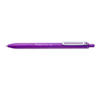 Pentel BX470-V iZee Stylo à bille rétractable avec clip en métal Violet Pointe large 1 mm