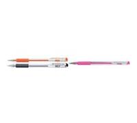 Pentel-Pointe 0,6 mm-Hybrid Stylo à encre Gel avec Grip caoutchouc Rouge