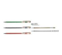Pentel - stylo roller à encre gel Hybrid K108, argent Argent G