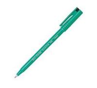PENTEL Stylo feutre à bille pointe plastique 0,6 mm encre Noire corps plastique Vert R 56