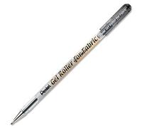 Pentel Stylo Roller Encre Gel Bn15 0,5 Mm Spécial Textile Noir