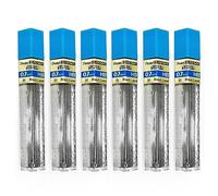 Pentel Super Polymer Lot de 6 mines de rechange pour porte-mines automatiques et porte-mines 0,7 mm HB