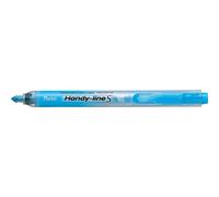 Pentel Surligneur Handy Line S pointe biseautée rétractable - 4 mm - Bleu