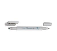 PENTEL Surligneur ILLUMINA FLEX bi-pointe 2,5/4,2mm. Coloris gris